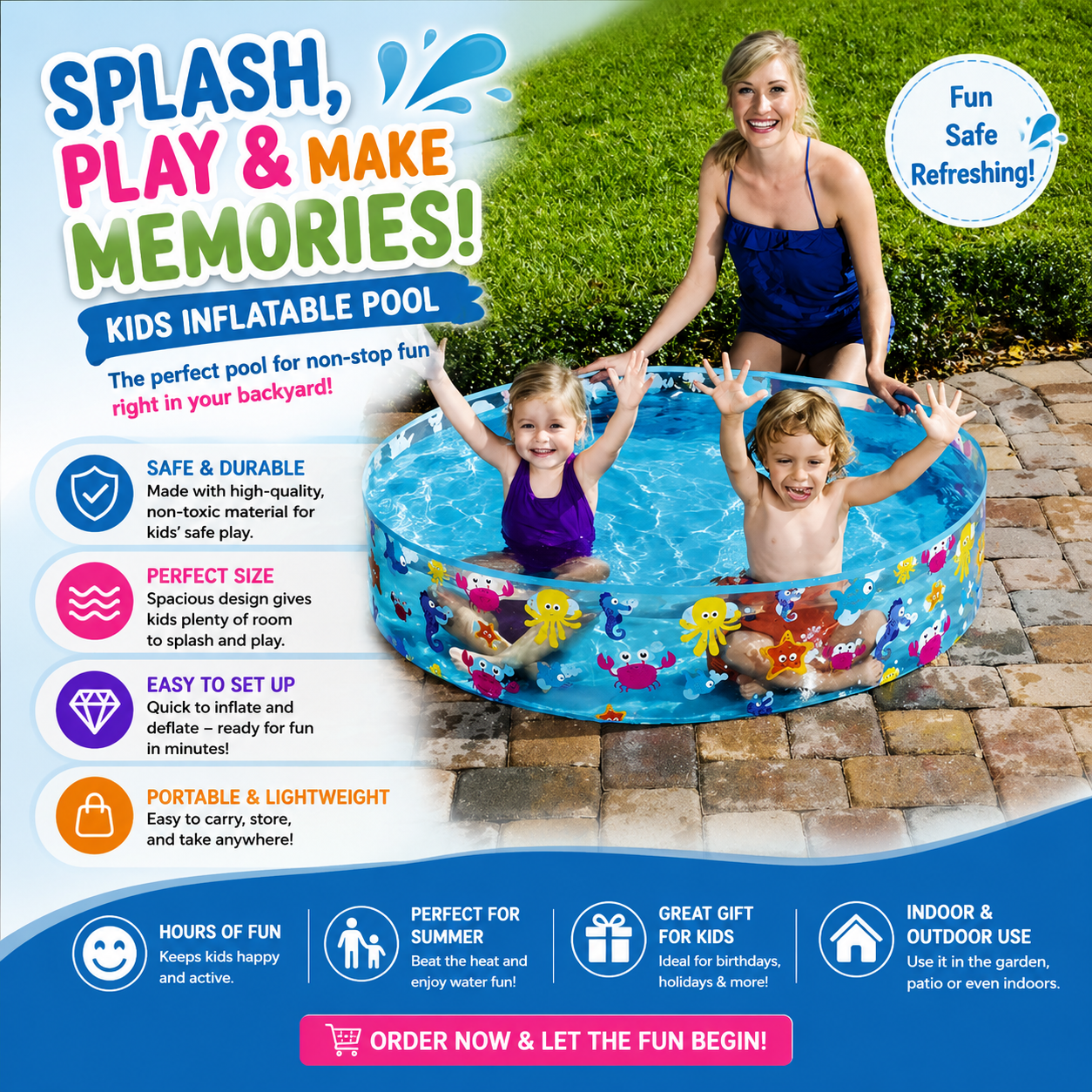 BestwaY Sea Swimming Pool Without Air –