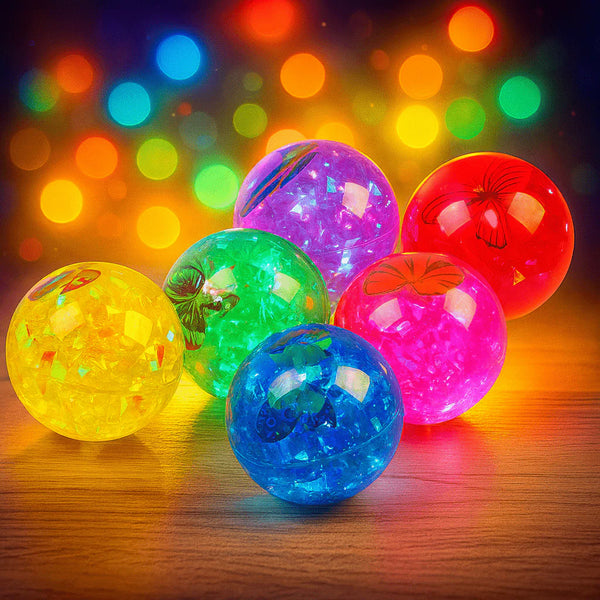 LED Flashing Bouncy Ball for Kids