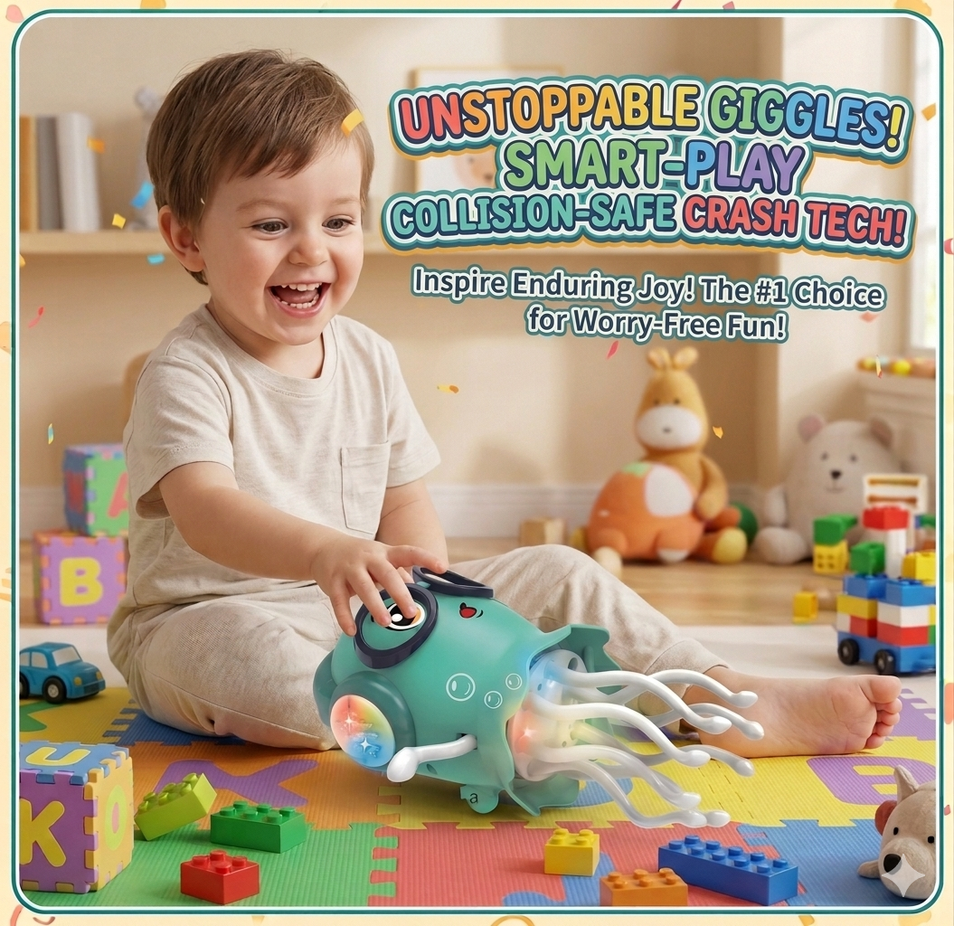 Dancing Jellyfish Toy – Musical Light-Up Sensory Companion