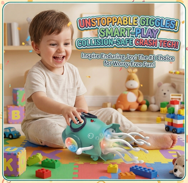 Dancing Jellyfish Toy – Musical Light-Up Sensory Companion