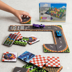44-Piece Magnetic Track Building Set