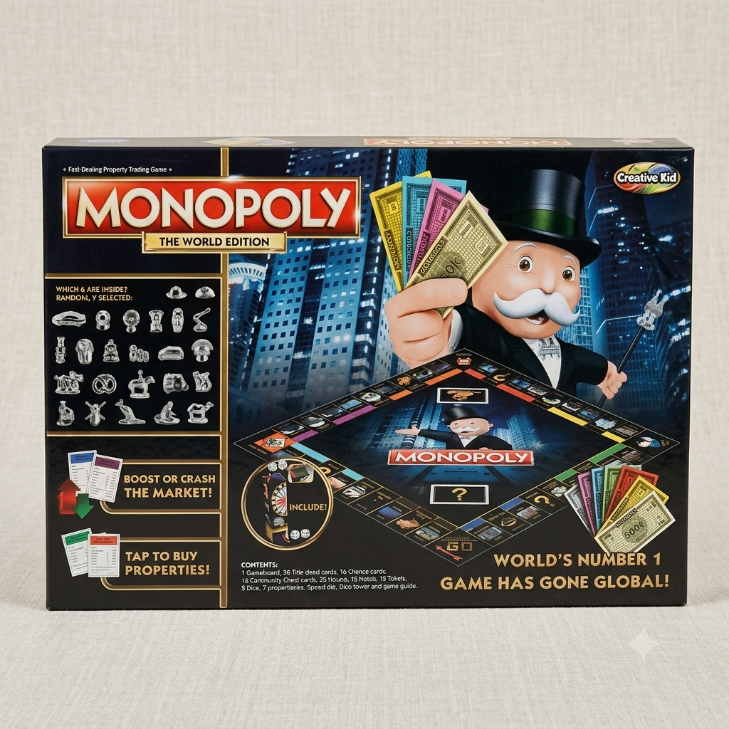 Monopoly World Edition Board Game