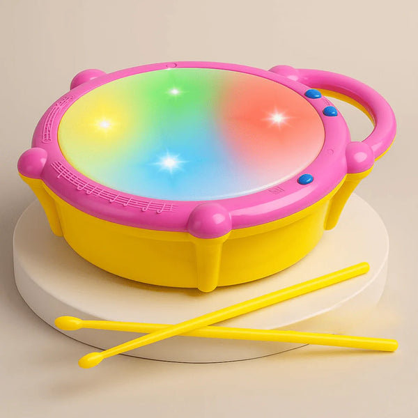 Kids Musical Drum Set with Lights & Sounds