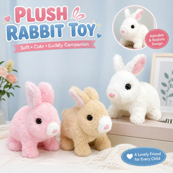 Bunny Hop Plush Rabbit Toy with Sound & Motion