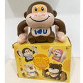 Rolling Monkey Toy with Banana, Lights & Music