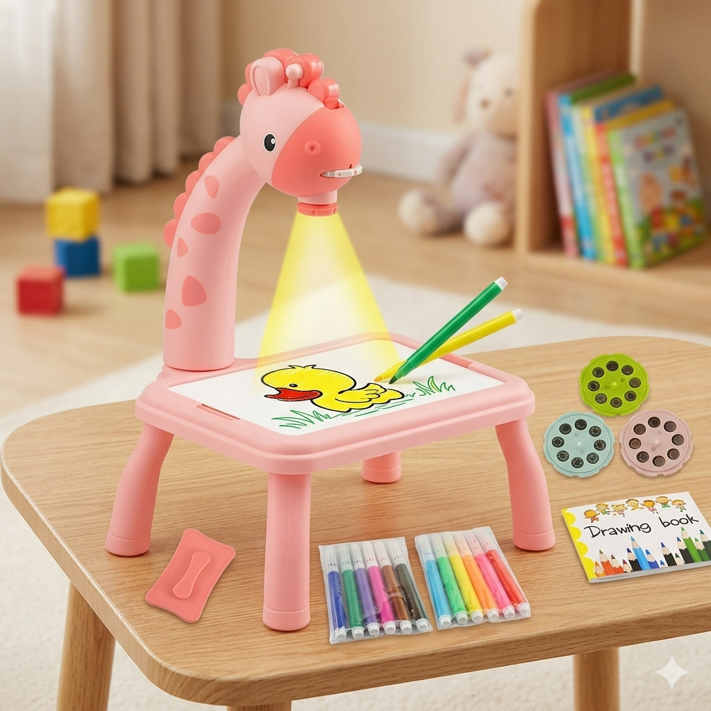 Led Projector Art Drawing Table For Kids